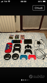 Nintendo switch classica +giochi e accessori