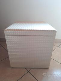 Pouf contenitore quadrato