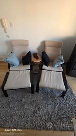 Coppia di Poltrone a Dondolo