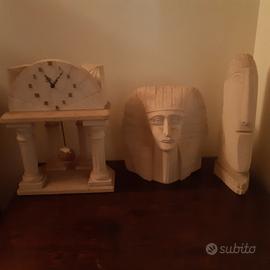 3 sculture in pietra leccese originali. 