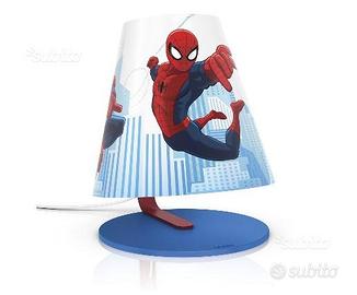 Lampada Spiderman uomo ragno NUOVA