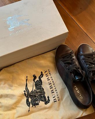 Sneaker Burberry, tg.41 marroni