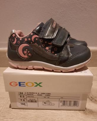Scarpe Geox B Heira G n 24 grigio rosa bambina