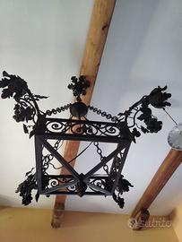 Lampadario ferro