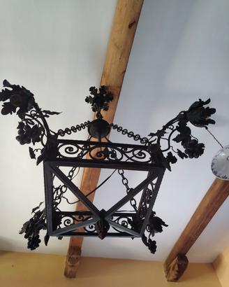 Lampadario ferro