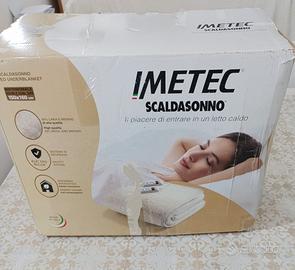 scaldasonno matrimoniale Imetec realizzato in tess