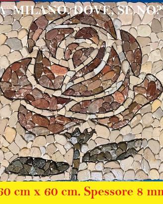 Ciottoli di fiume, Rosa rossa.