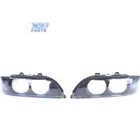 TULIPANI PER BMW E39 95-00 LENTE D2S NERO FUMÉE