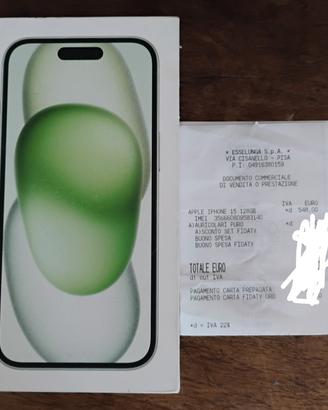 iPhone 15 128 GB Verde nuovo
