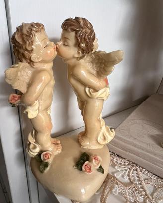 Statua ceramica angioletti