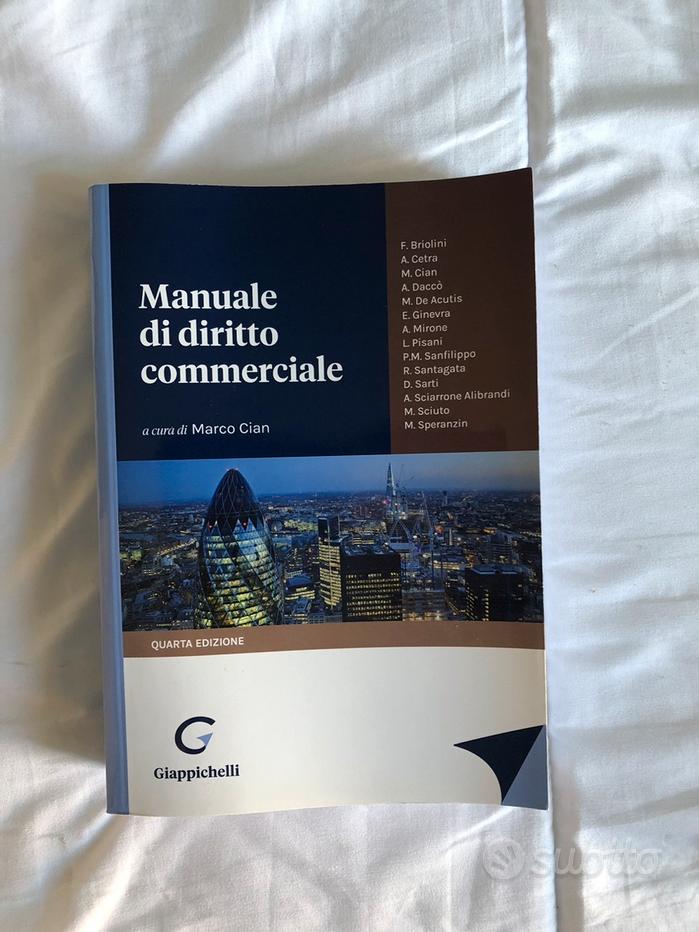 Manuale di diritto commerciale - CIAN M.