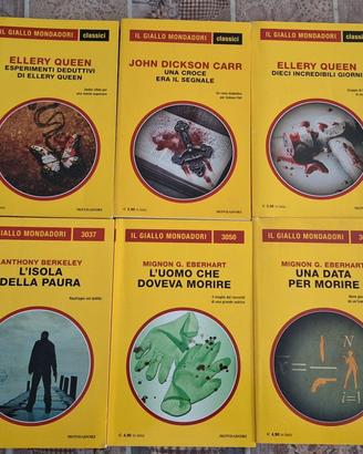 3 gialli + 3 Classici del giallo Mondadori