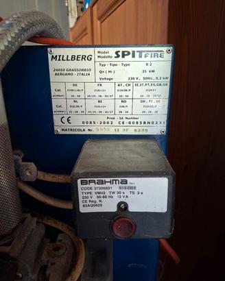 bruciatore gas per forno pizza professionale Spitf