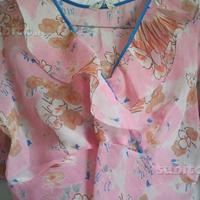 Vintage camicia da notte rosa