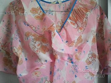 Vintage camicia da notte rosa