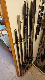 Varie canne da pesca