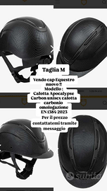 Cap Equestro modello carbon unisex