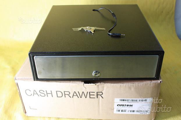 Pensile sospeso orizzontale con cassetto push 45 x 13.4 x 20 cm