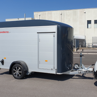 Carrello rimorchio cabinato porta cose e moto
