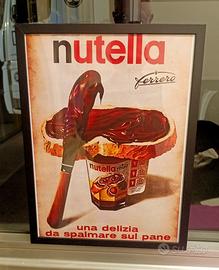 poster vintage anni 70 con cornice 