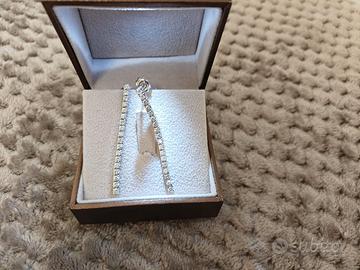 orecchini pendenti  con diamanti 2, 26ct