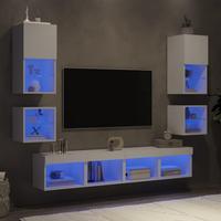 parete attrezzate tv con led