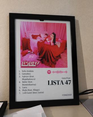Quadro  album Anna Pepe