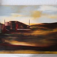 Quadro BRUNO FAEL, olio su tela, 50x70, anno 1969