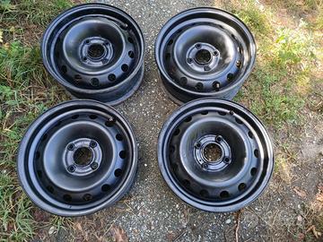 cerchi Ford peugeot 14 citroen originali + 2 fiat