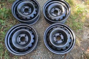 cerchi Ford peugeot 14 citroen originali + 2 fiat