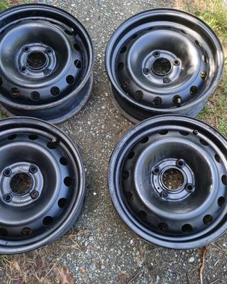 1cerchi Ford peugeot 14 citroen originali + 2 fiat