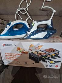 Ferro da stiro, griglia elettrica, gasatore d'acqu