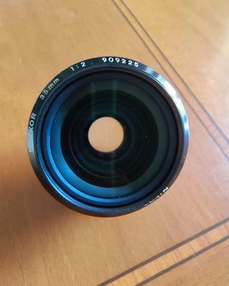 Nikon Nikkor 35mm f2 pre AI convertito AI