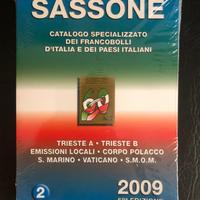 Sassone 2009- Cat. Francobolli Trieste A-B- Italia