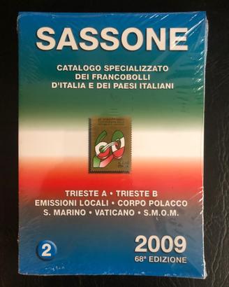 Sassone 2009- Cat. Francobolli Trieste A-B- Italia