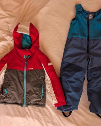 Completo sci bambino 4 anni