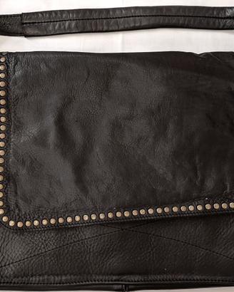 Borsa sportiva in pelle morbida