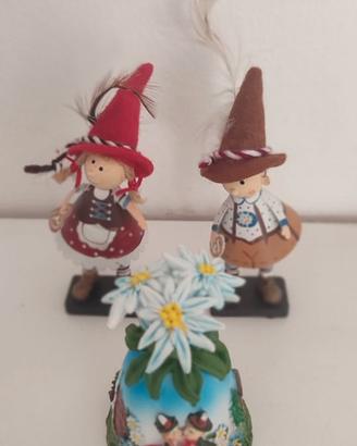 Figurine decorative, angioletti, pupazzetti