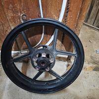  ruota anteriore z750 r + perno ruota + dischi ant