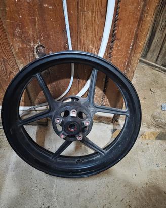  ruota anteriore z750 r + perno ruota + dischi ant