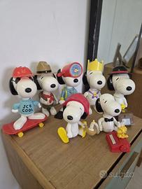 Snoopy e Woodstock lotto 7 mini personaggi