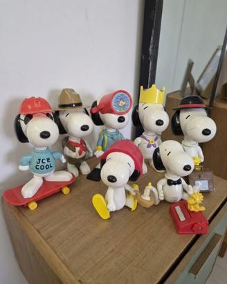 Snoopy e Woodstock lotto 7 mini personaggi