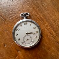 Orologio in argento da taschino Zenith