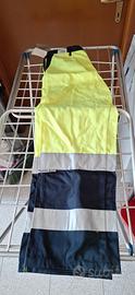 Pantaloni alta visibilità Giallo/Blu- Taglia L