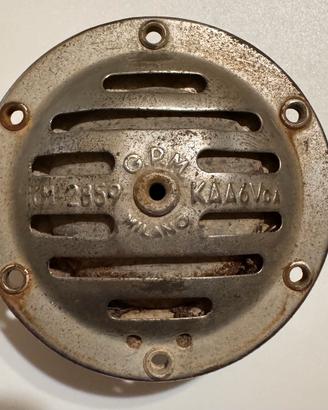 Clacson vespa epoca conservato marca G.P.M 6V