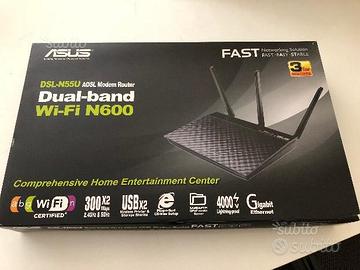 ASUS Modem Router DSL-AC55U ripetitore EA-N66