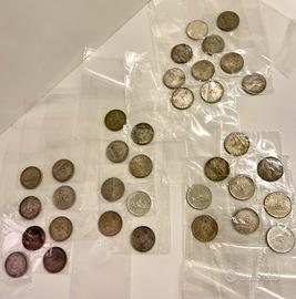 Lotto 35 Monete da 500 Lire in Argento