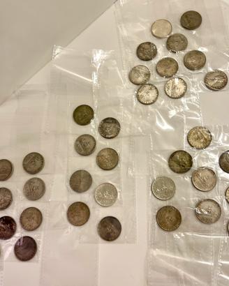 Lotto 35 Monete da 500 Lire in Argento