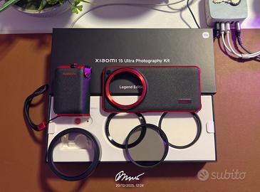  Kit fotografico Xiaomi 15 ultra + cover e carica