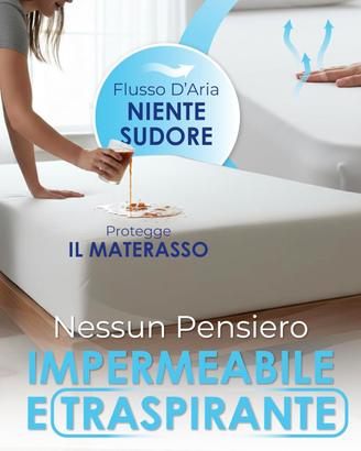 Coprimaterasso Impermeabile Singolo 90x200 Sanitar